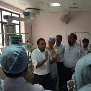 Teaching Ventilation in children to doctors at Gorakhpur