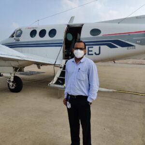 Retrieval of a critically ill child by Air Ambulance.