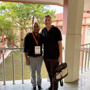 With Dr Mike Shepherd at SIMULUS 10 at Dehradun