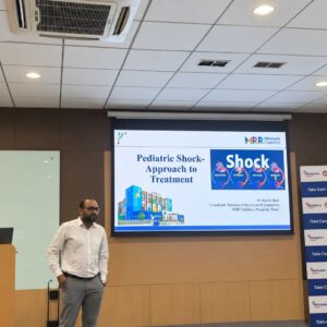 Talk on septic shock at SRCC CHildren's Hospital
